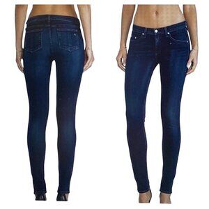 Rag & Bone Women's Size 26 Skinny Olive Harrow Low Rise Jeans